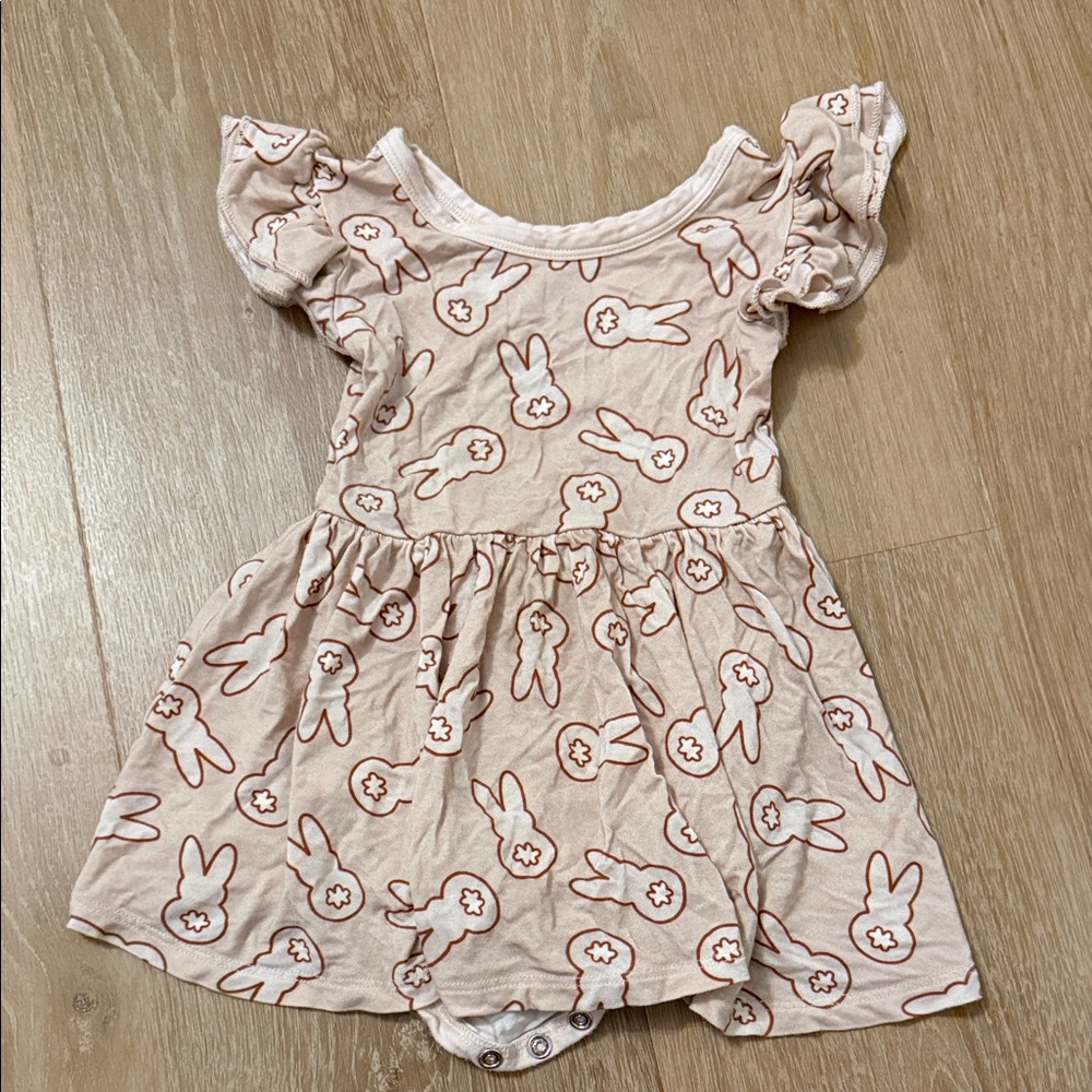 Ruffle bunny Easter dress